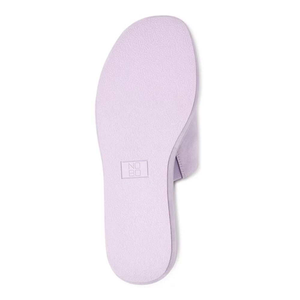 No Boundaries 2.5" Flatform Purple Wedge Sandals NWT - Picture 3 of 5